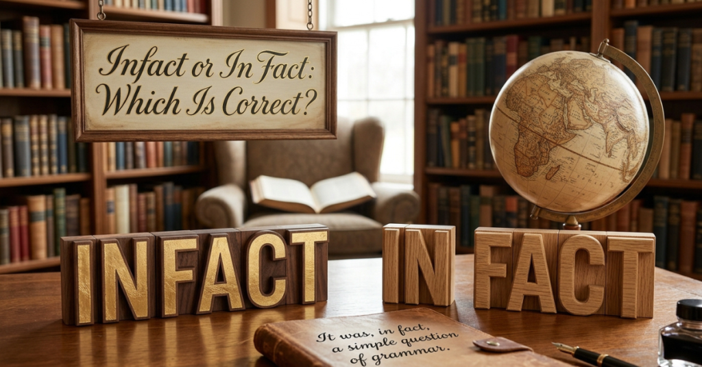 Infact or In Fact: Which Is Correct?