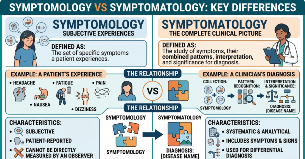 Symptomology vs Symptomatology: Key Differences